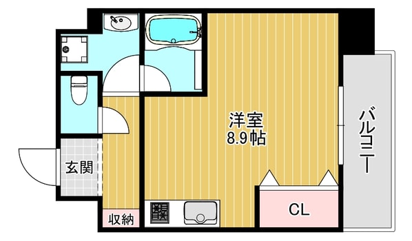 CREA放出西の物件間取画像